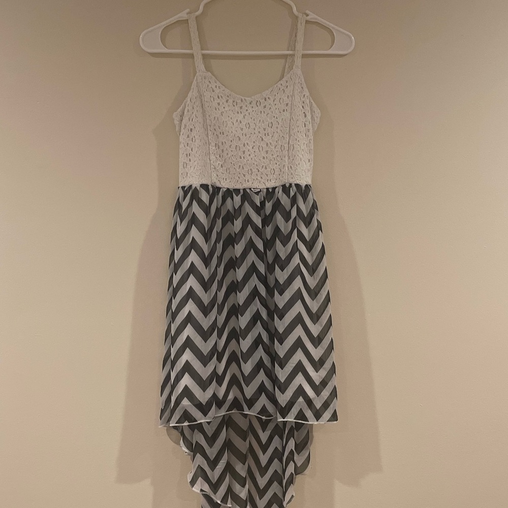 Black and White Girls LA Conduct Dress